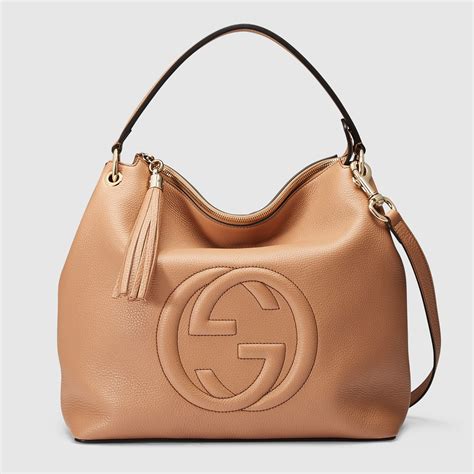 gucci soho large leather hobo bag|gucci guccissima hobo bag.